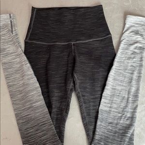 LuluLemon Super High Rise Luon- Ombré leggings